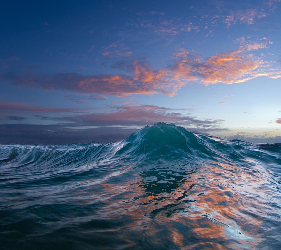 Обои вода, закат, волна, природа., water, sunset, wave, nature. разрешение 1920x1200 Загрузить