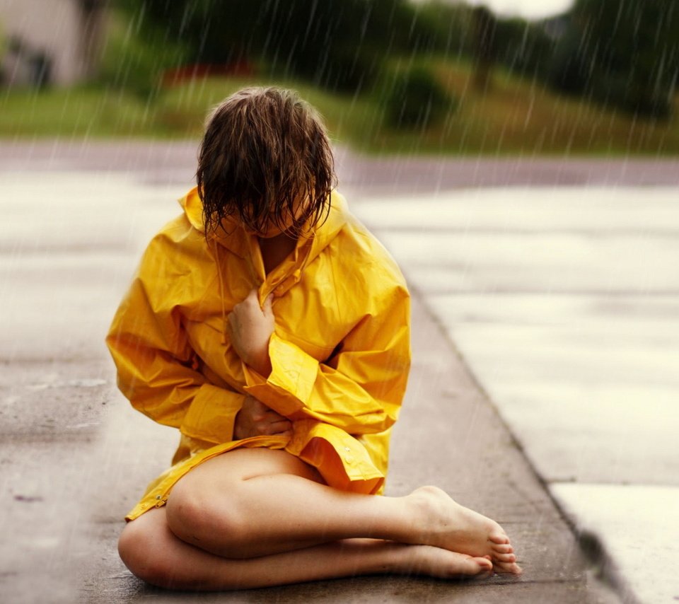 Обои девушка, настроение, улица, дождь, girl, mood, street, rain разрешение 1920x1200 Загрузить