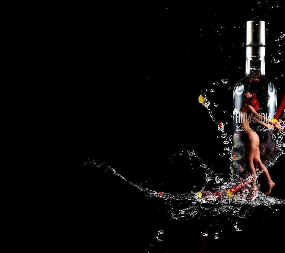 Обои темный фон, водка, бренд, финляндия, the dark background, vodka, brand, finland разрешение 1920x1080 Загрузить