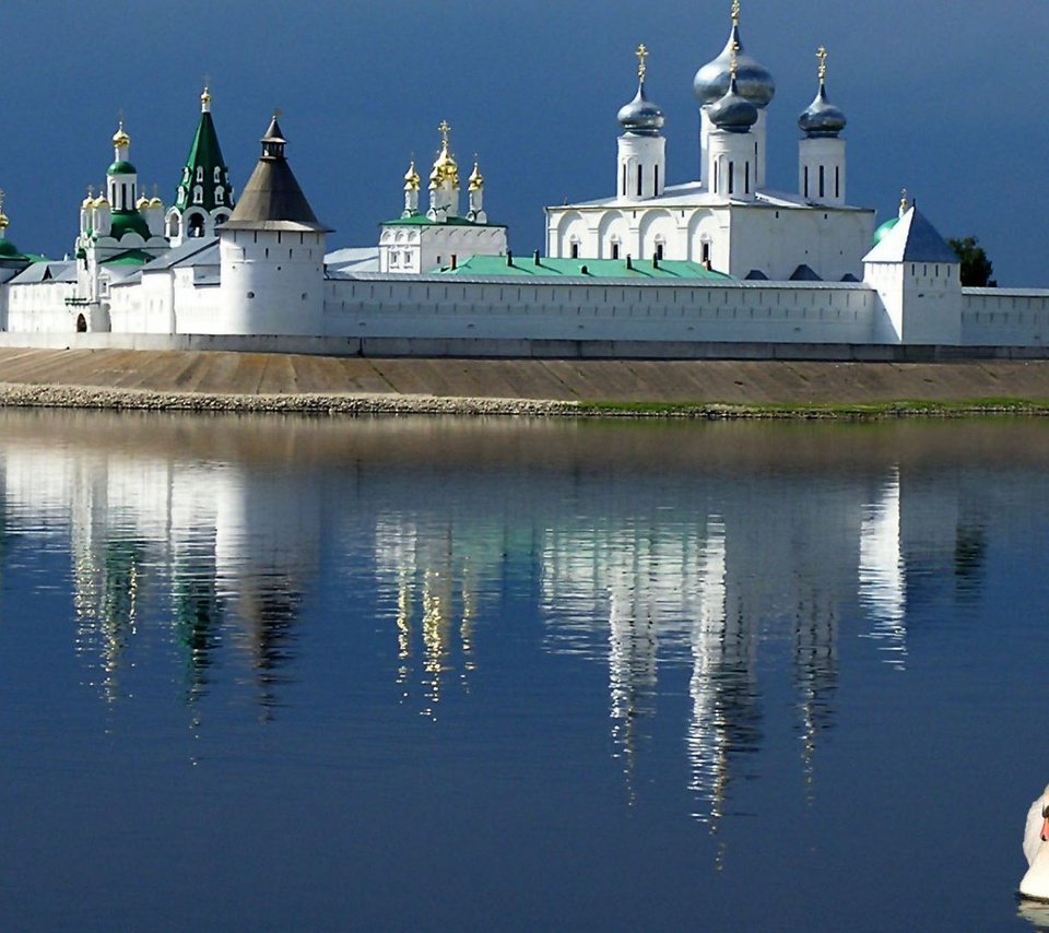 Обои макарьевский монастырь, нижегородская область, macarius monastery, nizhny novgorod oblast разрешение 1920x1080 Загрузить