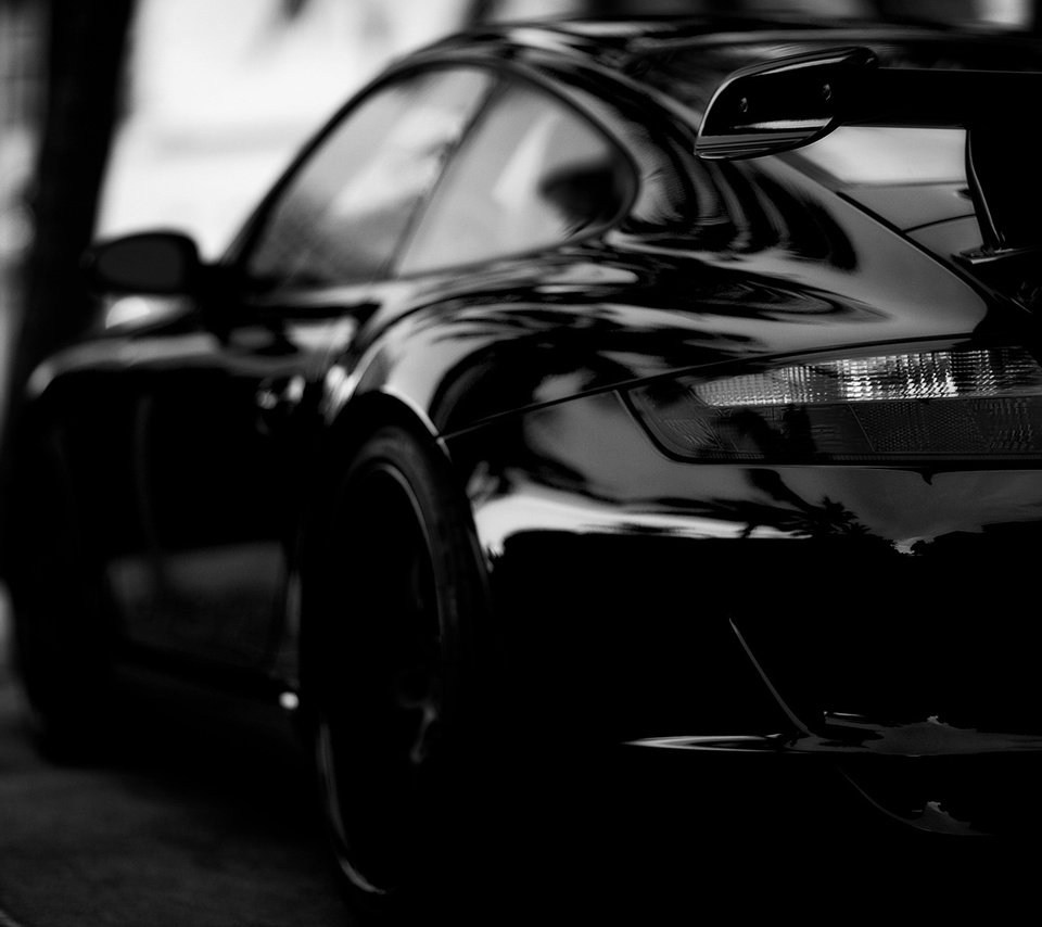 Обои черный, автомобиль, порше, black, car, porsche разрешение 1920x1200 Загрузить