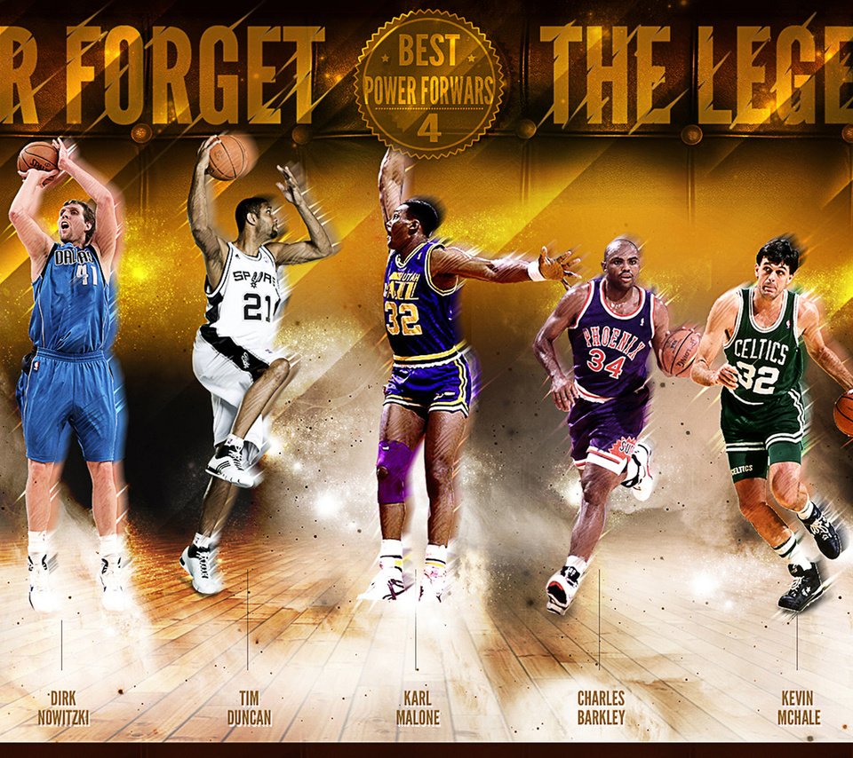 Обои спорт, легенды, баскетбол, dirk nowitzki, tim duncan, kevin garnett, нба, sport, legends, basketball, nba разрешение 1920x1200 Загрузить