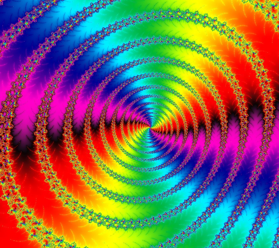 Обои свет, узор, цвет, спираль, фрактал, light, pattern, color, spiral, fractal разрешение 1920x1080 Загрузить