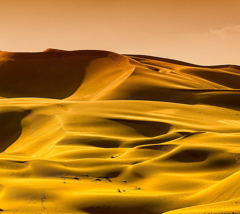 Обои пейзаж, песок, пустыня, бархан, landscape, sand, desert, barkhan разрешение 2048x1246 Загрузить