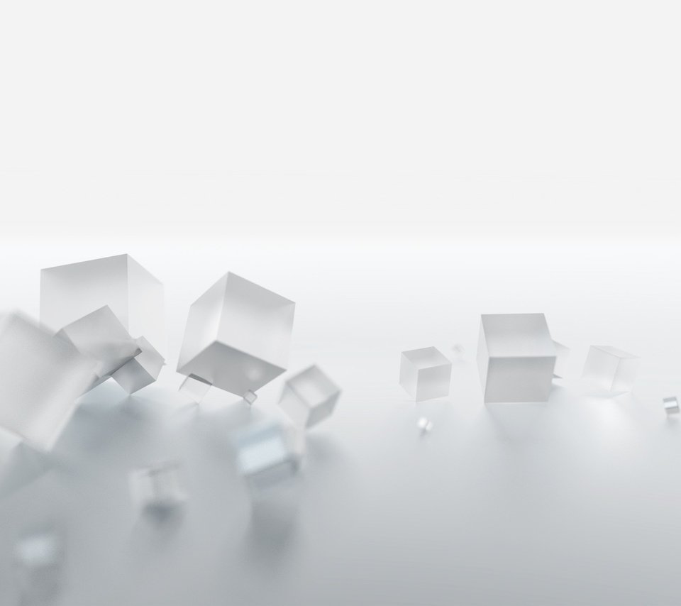 Обои кубики, белый фон, белые, 3d-графика, cubes, white background, white, 3d graphics разрешение 2048x1280 Загрузить