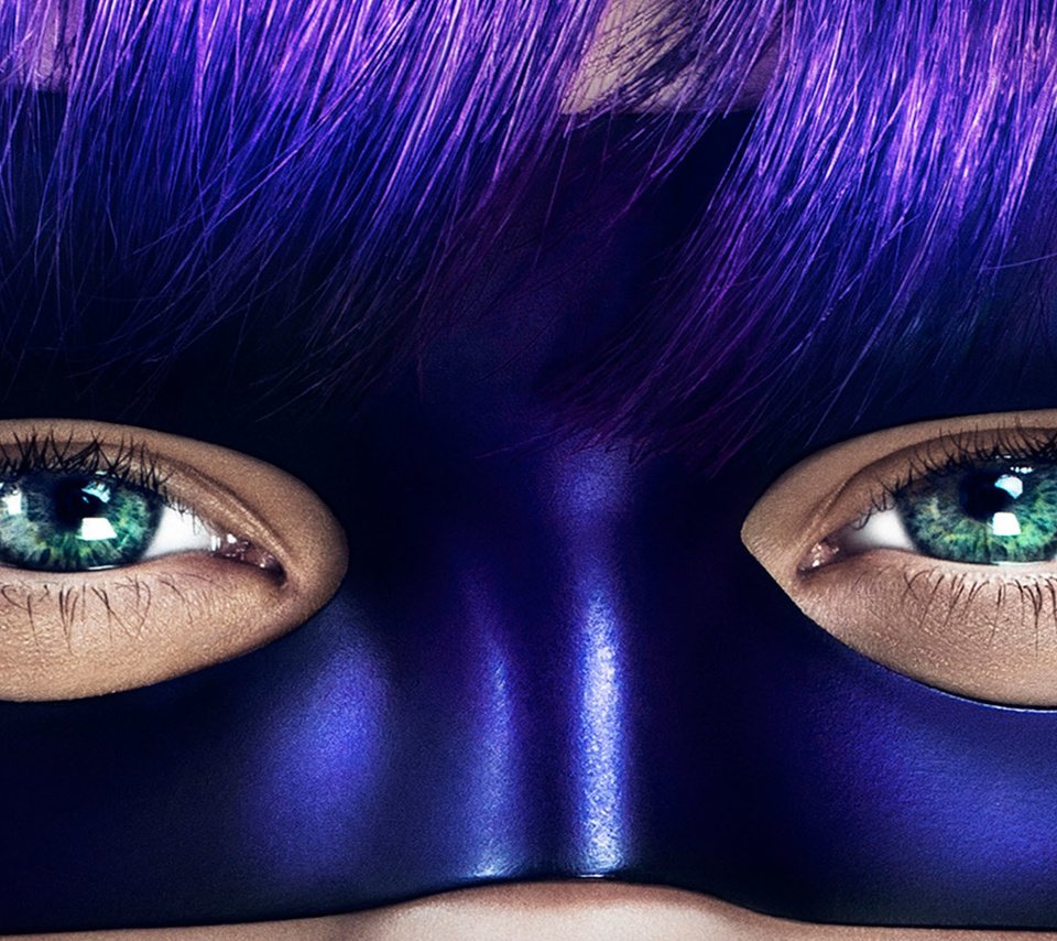 Обои глаза, маска, взгляд, челка, kick-ass 2, eyes, mask, look, bangs разрешение 2560x1378 Загрузить