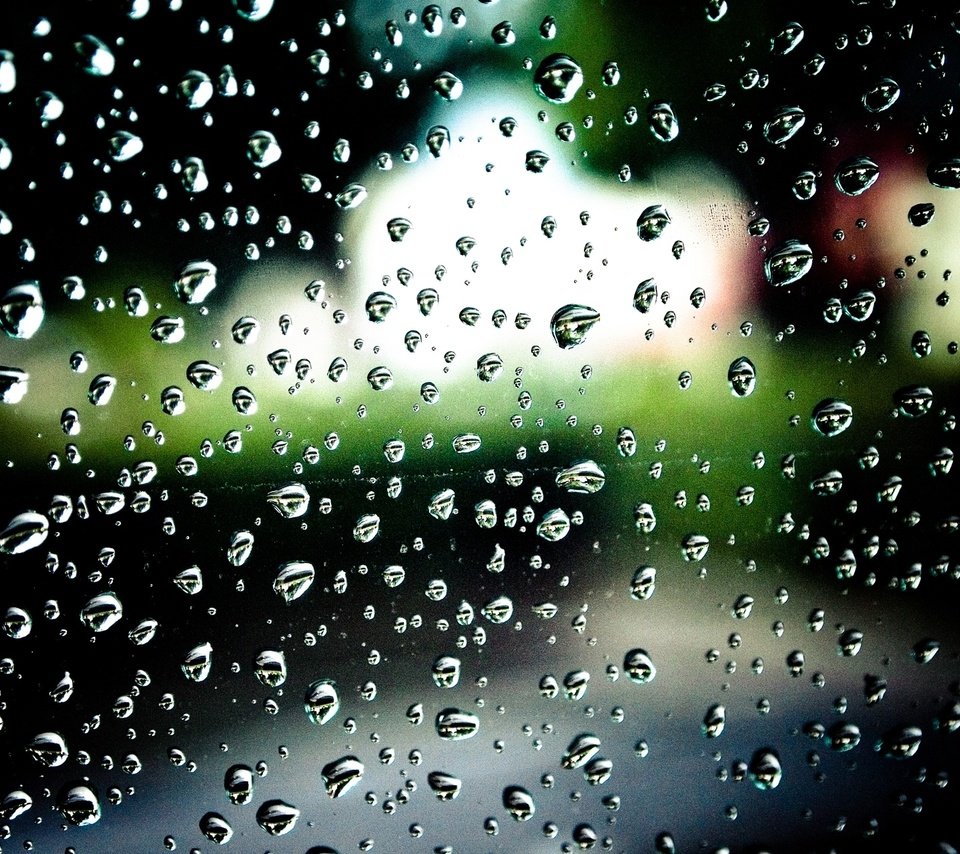 Обои вода, капли, дождь, стекло, water, drops, rain, glass разрешение 1920x1280 Загрузить
