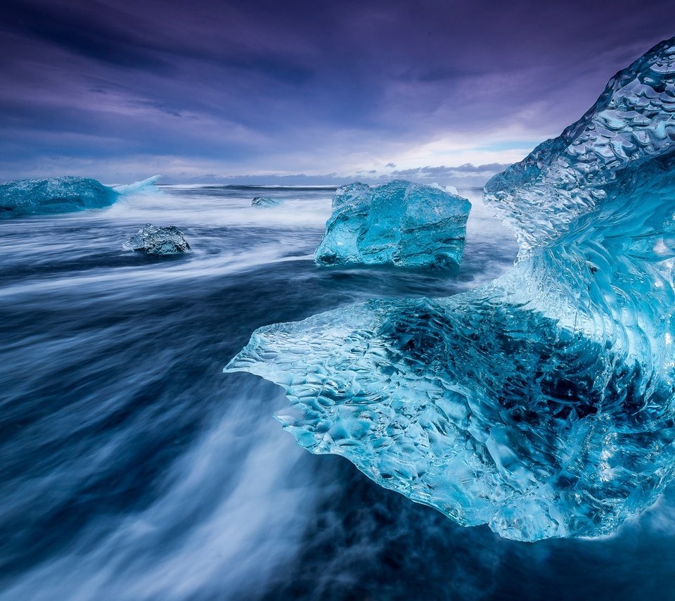 Обои зима, море, лёд, льдины, ледник, winter, sea, ice, glacier разрешение 2048x1365 Загрузить