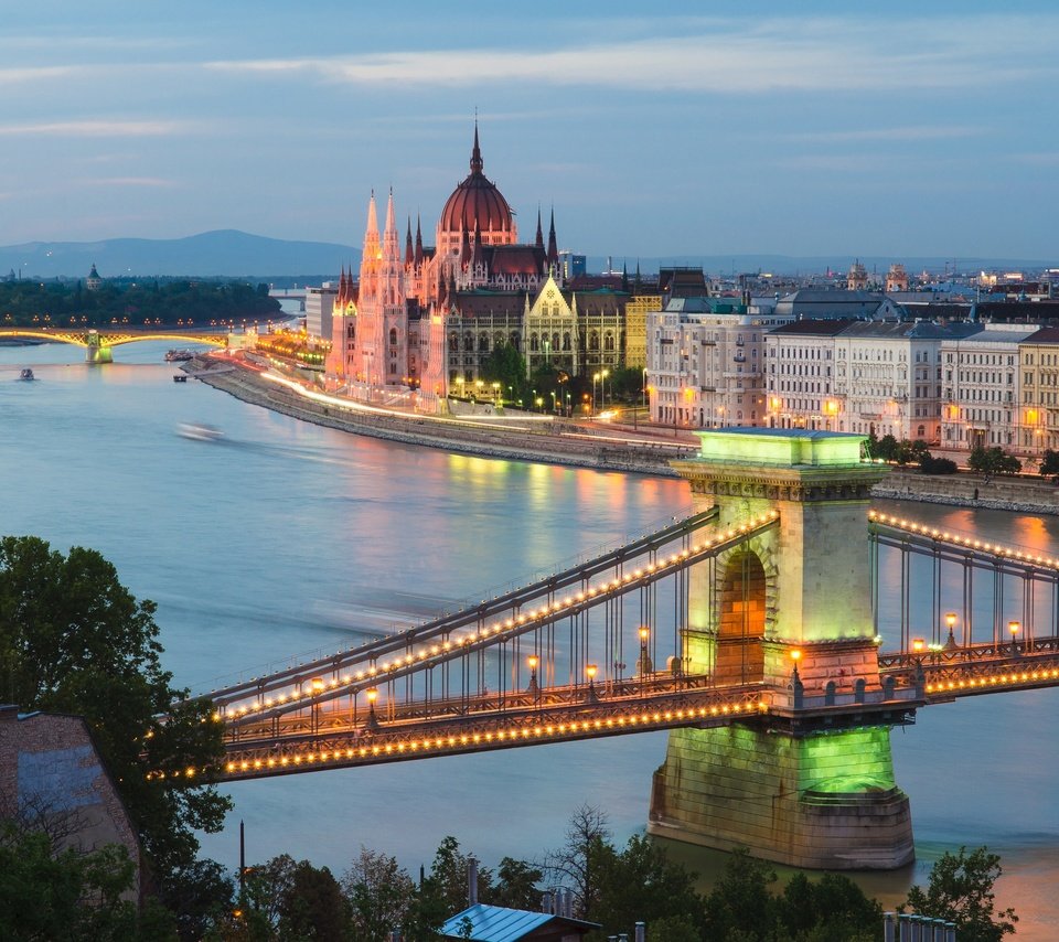 Обои река, мост, город, венгрия, будапешт, river, bridge, the city, hungary, budapest разрешение 2880x1835 Загрузить