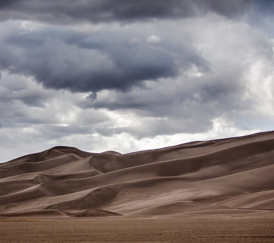 Обои природа, пустыня, дюны, great sand dunes national park, nature, desert, dunes разрешение 3360x2100 Загрузить