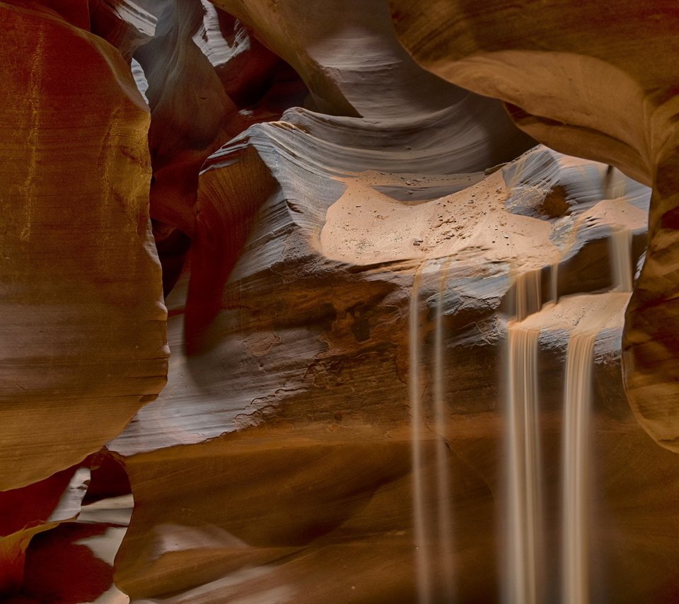 Обои скалы, песок, каньон антилопы, rocks, sand, antelope canyon разрешение 1920x1200 Загрузить