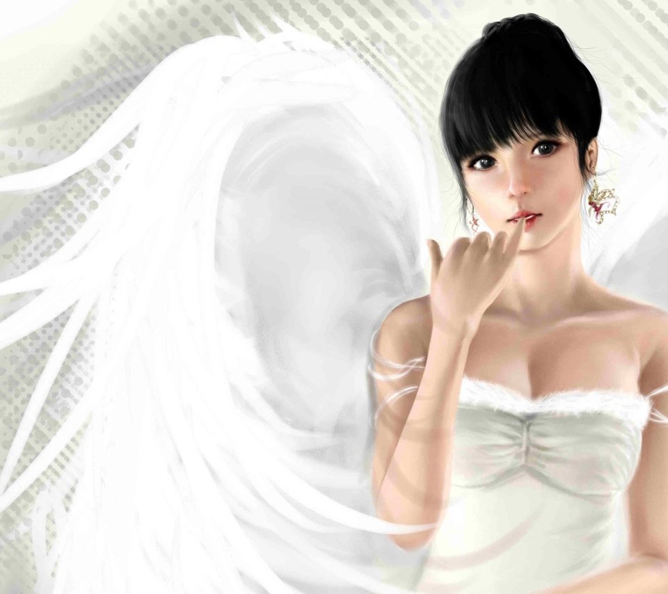 Обои арт, девушка, фон, крылья, ангел, art, girl, background, wings, angel разрешение 5193x2145 Загрузить