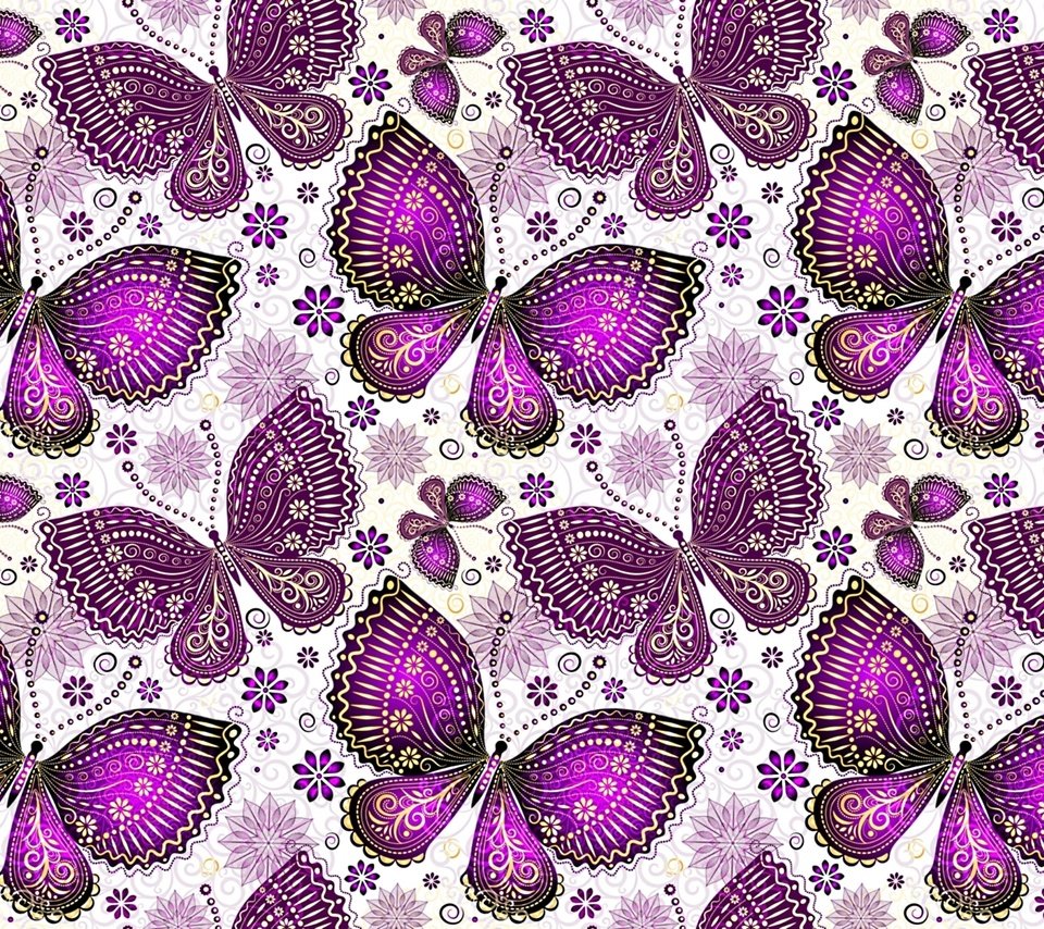 Обои узор, крылья, бабочки, pattern, wings, butterfly разрешение 1920x1280 Загрузить