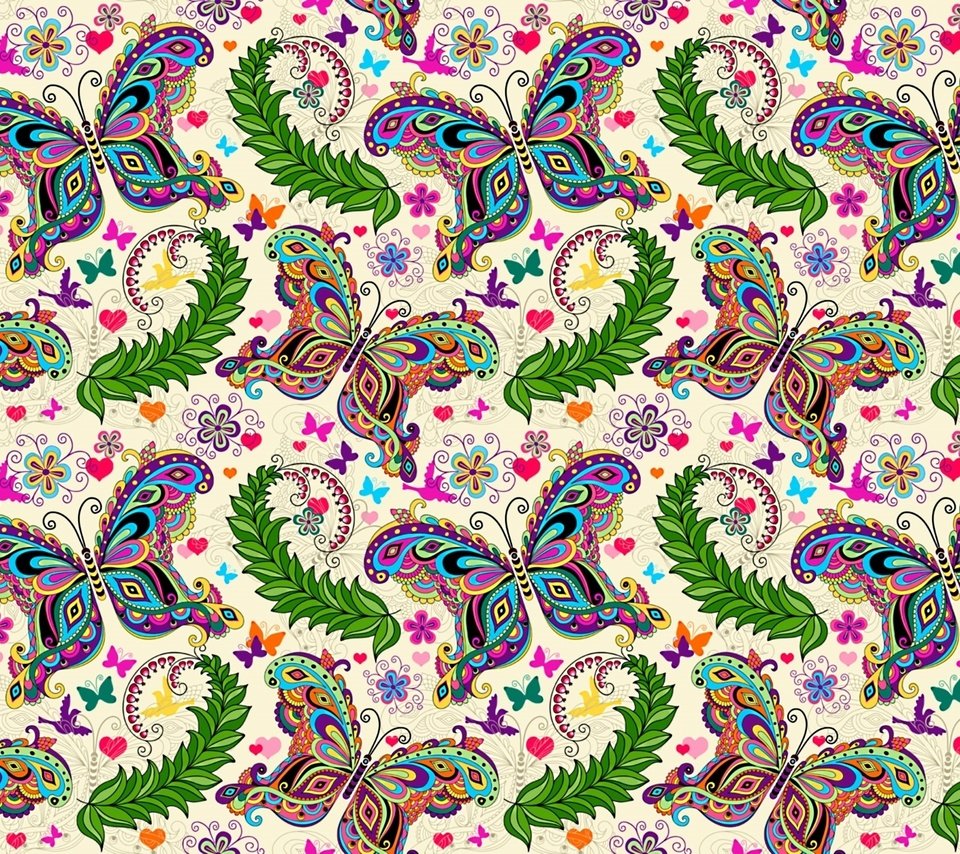 Обои узор, крылья, бабочки, pattern, wings, butterfly разрешение 1920x1280 Загрузить