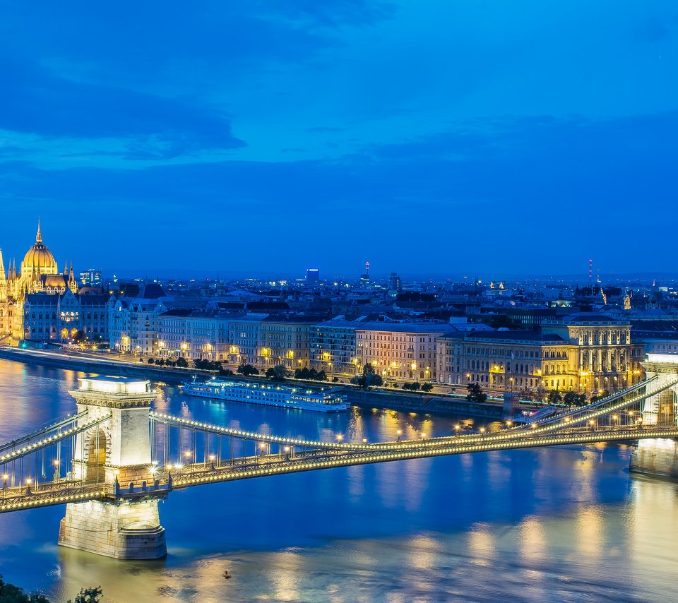 Обои ночь, огни, река, мост, венгрия, будапешт, парламент, дунай, night, lights, river, bridge, hungary, budapest, parliament, the danube разрешение 2048x1269 Загрузить