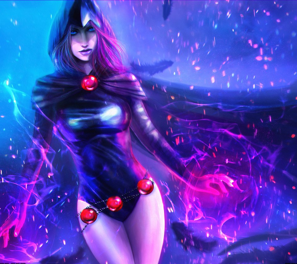 Обои девушка, фэнтези, ворон, magicnaanavi, girl, fantasy, raven разрешение 1920x1080 Загрузить