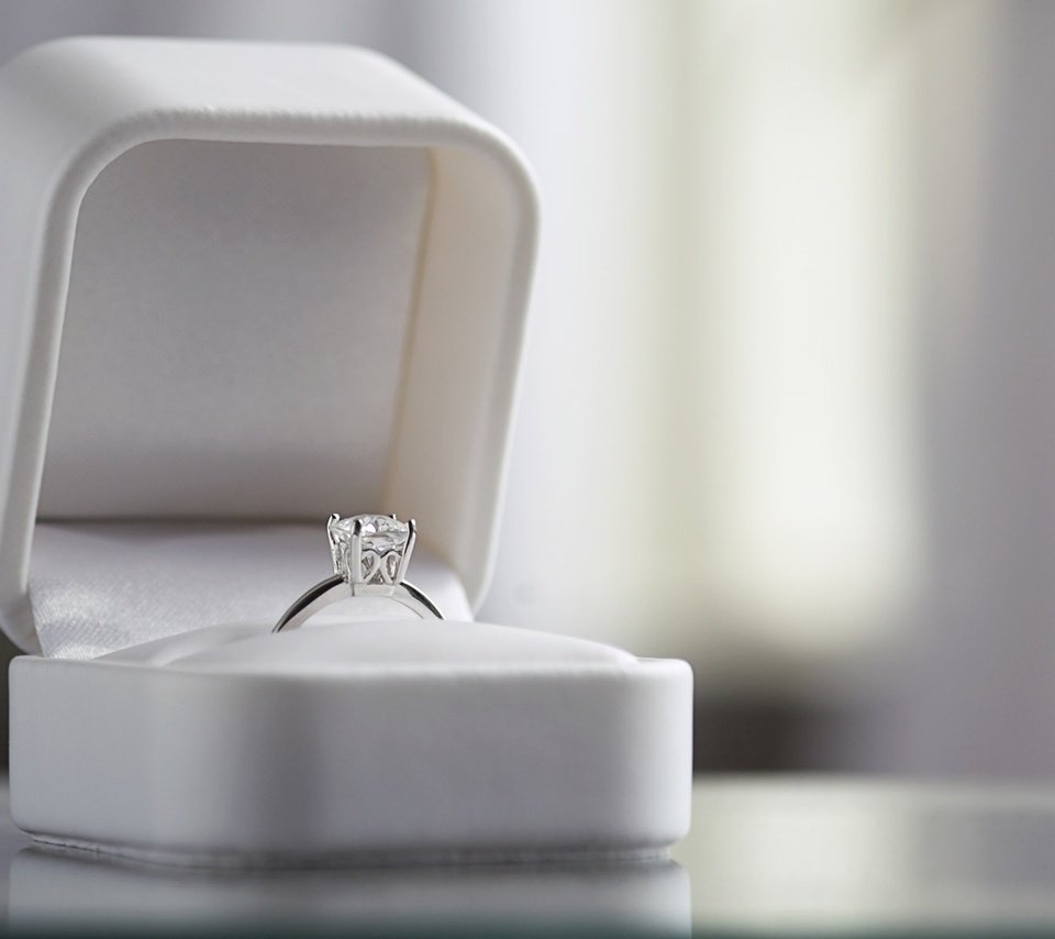 Обои кольцо, свадьба, коробка, украшение, бриллиант, ювелирные изделия, ring, wedding, box, decoration, diamond, jewelry разрешение 1920x1200 Загрузить