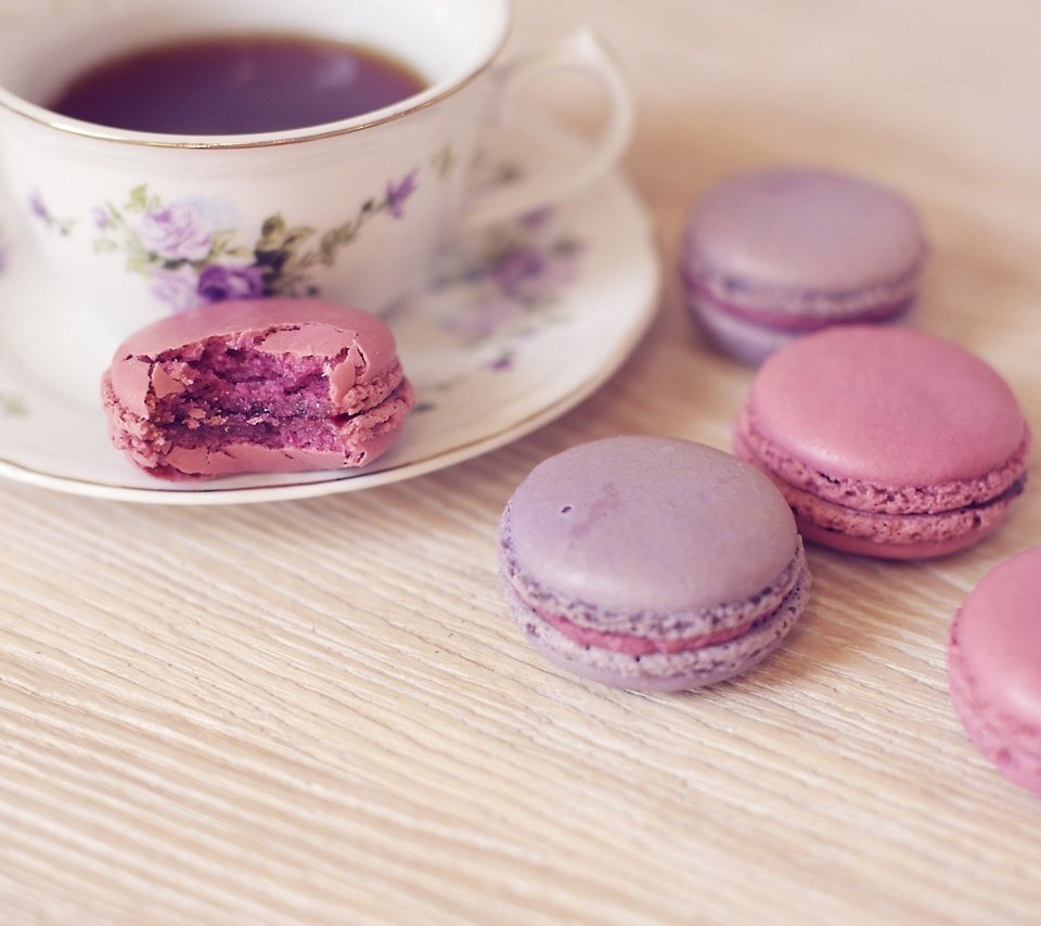 Обои кофе, печенье, десерт, макарун, coffee, cookies, dessert, macaron разрешение 2560x1571 Загрузить