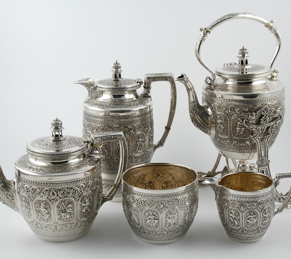 Обои чай, серебро, серебреный, чайный сервиз, scottish tea set, tea service, tea, silver, tea set разрешение 2823x2000 Загрузить