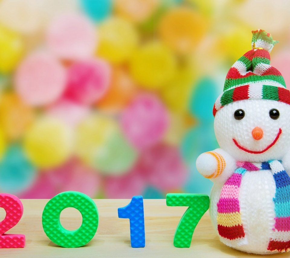 Обои новый год, снеговик, встреча нового года, елочная, 2017, new year, snowman, christmas разрешение 2560x1600 Загрузить