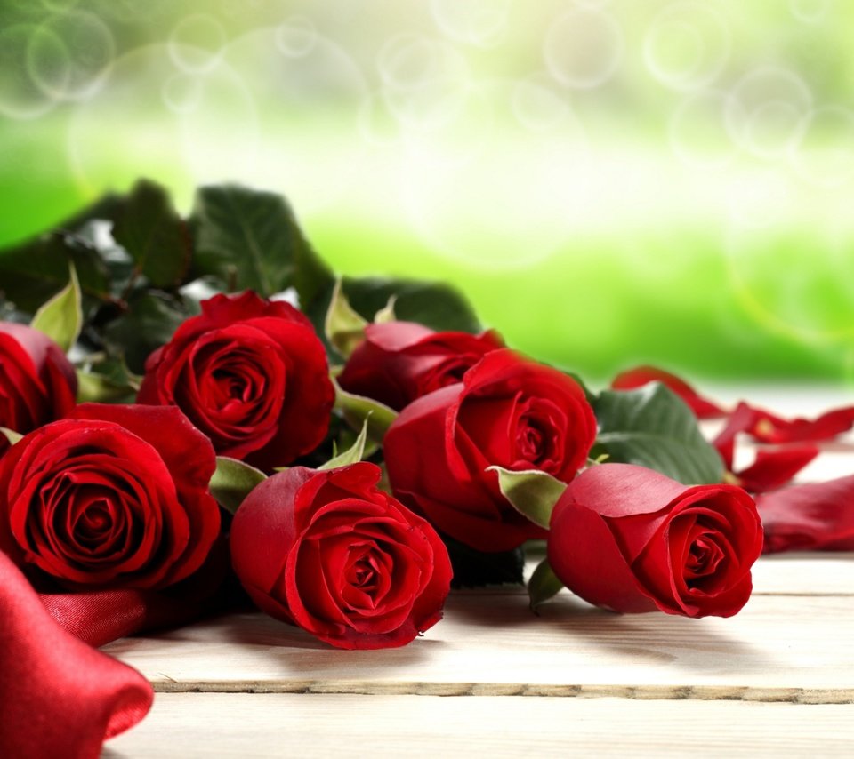 Обои цветы, розы, красные, букет, flowers, roses, red, bouquet разрешение 2560x1600 Загрузить