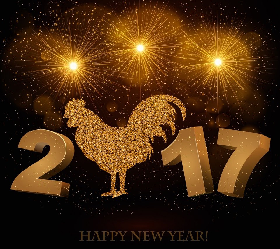 Обои новый год, птица, черный фон, символ года, 2017, new year, bird, black background, symbol of the year разрешение 2560x1600 Загрузить