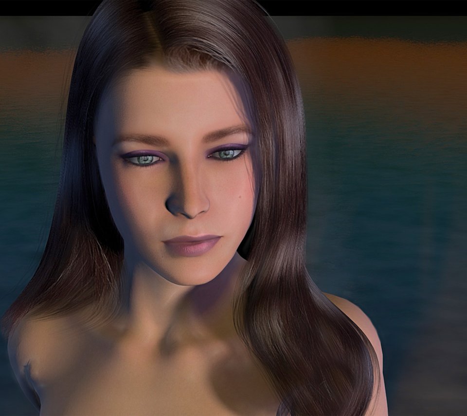 Обои закат, девушка, море, лицо, hd, 3d девушка, 3d графика, sunset, girl, sea, face, 3d girl, 3d graphics разрешение 3841x2159 Загрузить