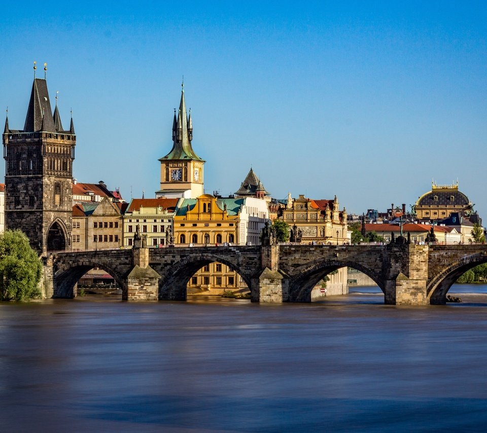 Обои река, прага, карлов мост, чехия, влтава, река влтава, river, prague, charles bridge, czech republic, vltava, the vltava river разрешение 2048x1365 Загрузить