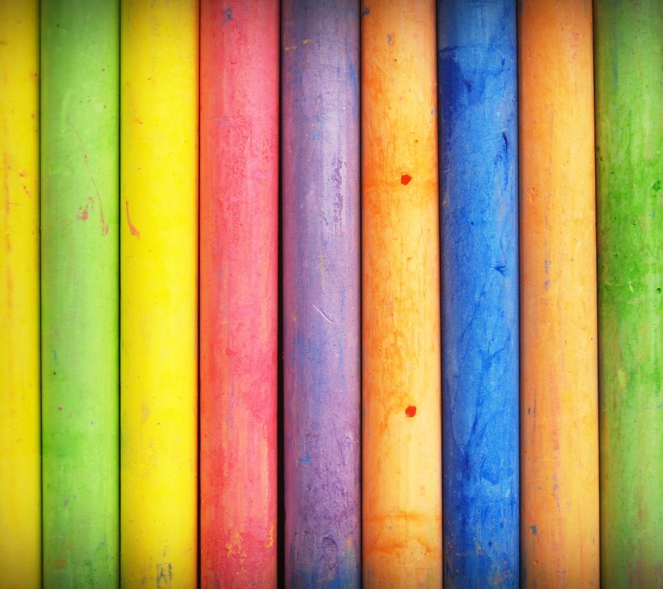 Обои цвета, разноцветные, цвет, радуга, мелки, мел, color, colorful, rainbow, crayons, mel разрешение 3264x2303 Загрузить