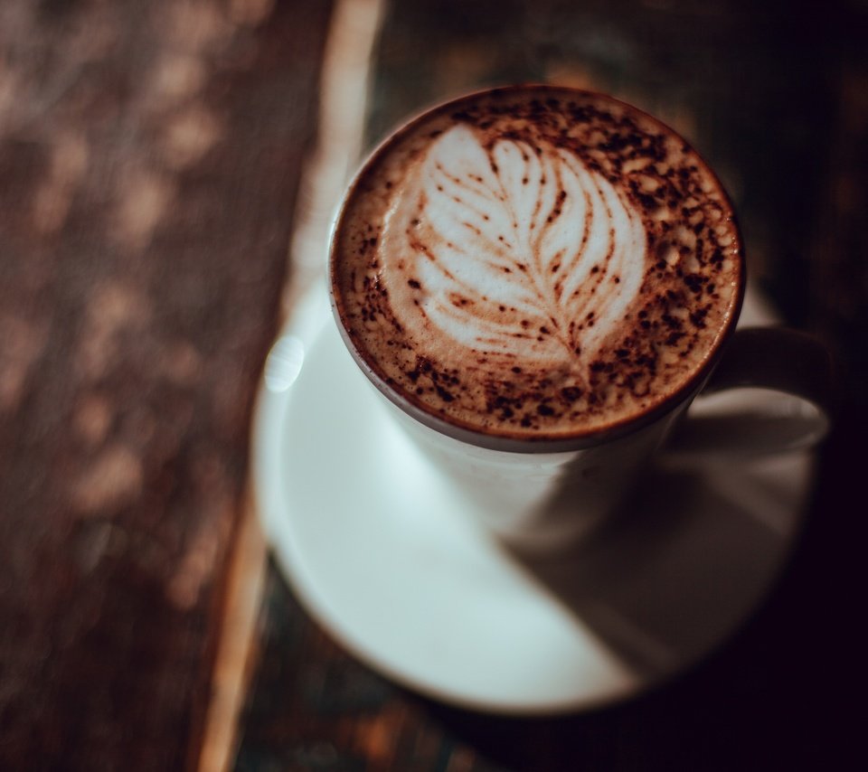 Обои узор, кофе, чашка, капучино, пенка, pattern, coffee, cup, cappuccino, foam разрешение 3840x2560 Загрузить