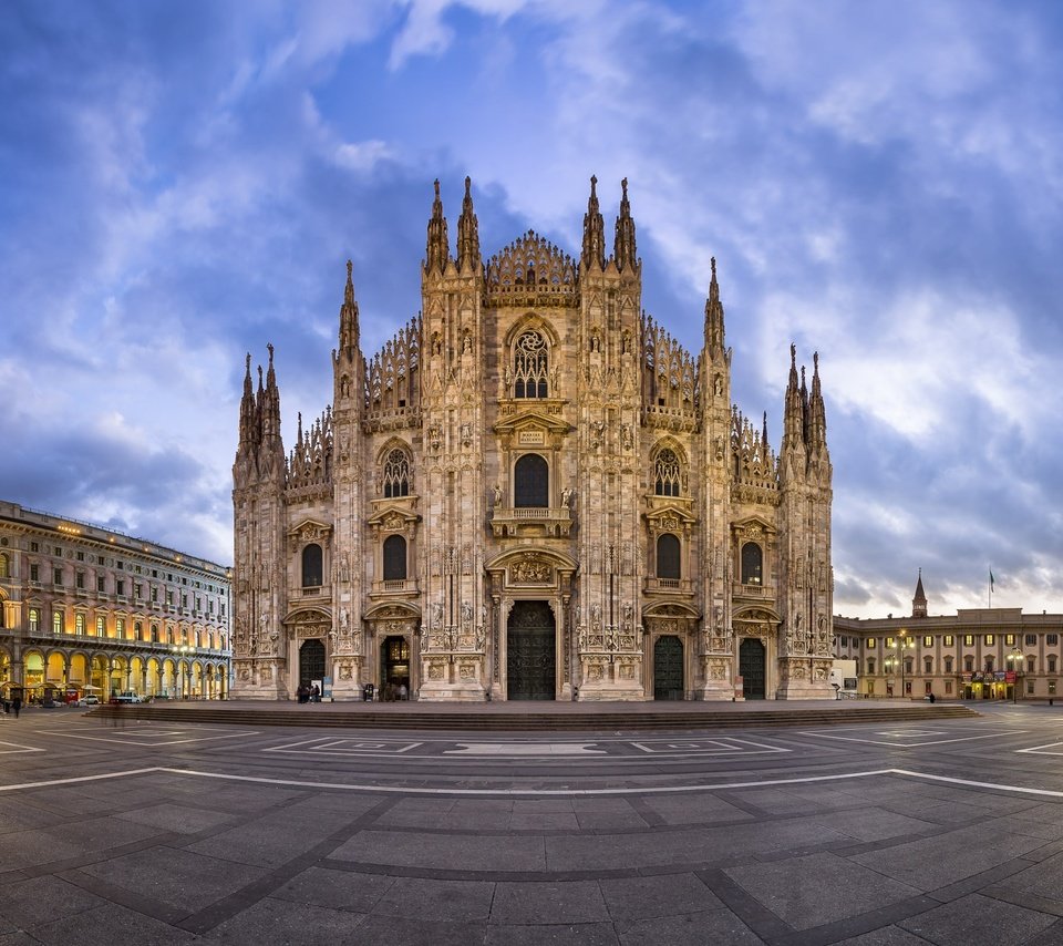 Обои собор, италия, архитектура, милан, cathedral, italy, architecture, milan разрешение 2000x1260 Загрузить