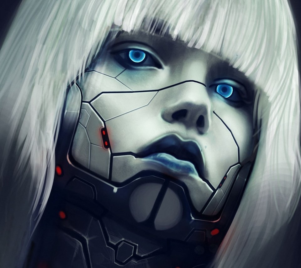 Обои глаза, девушка, робот, лицо, киборг, eyes, girl, robot, face, cyborg разрешение 1920x1429 Загрузить