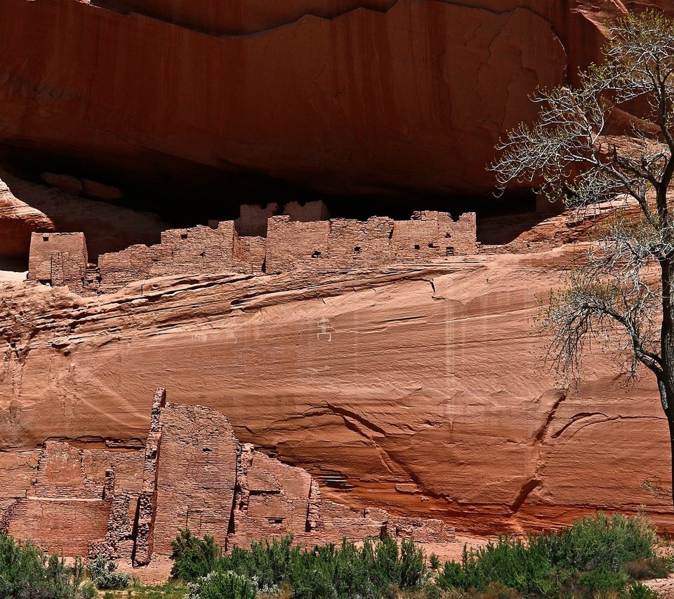 Обои горы, скалы, каньон, сша, аризона, каньон-де-шей, mountains, rocks, canyon, usa, az, canyon de shay разрешение 2048x1125 Загрузить