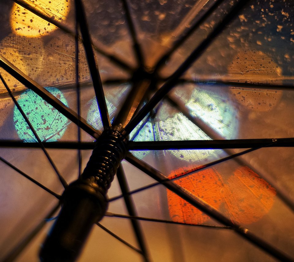 Обои огни, макро, прозрачный, дождь, зонт, зонтик, спицы, lights, macro, transparent, rain, umbrella, spokes разрешение 2048x1361 Загрузить