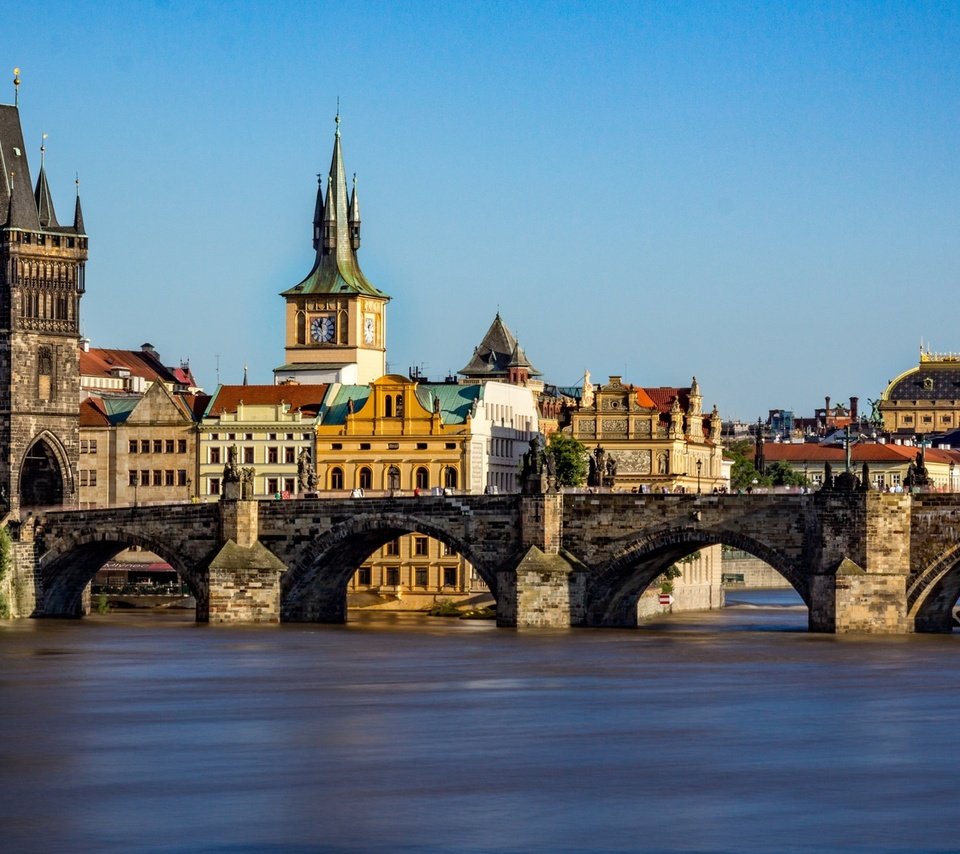 Обои река, мост, прага, карлов мост, чехия, влтава, river, bridge, prague, charles bridge, czech republic, vltava разрешение 3840x2160 Загрузить