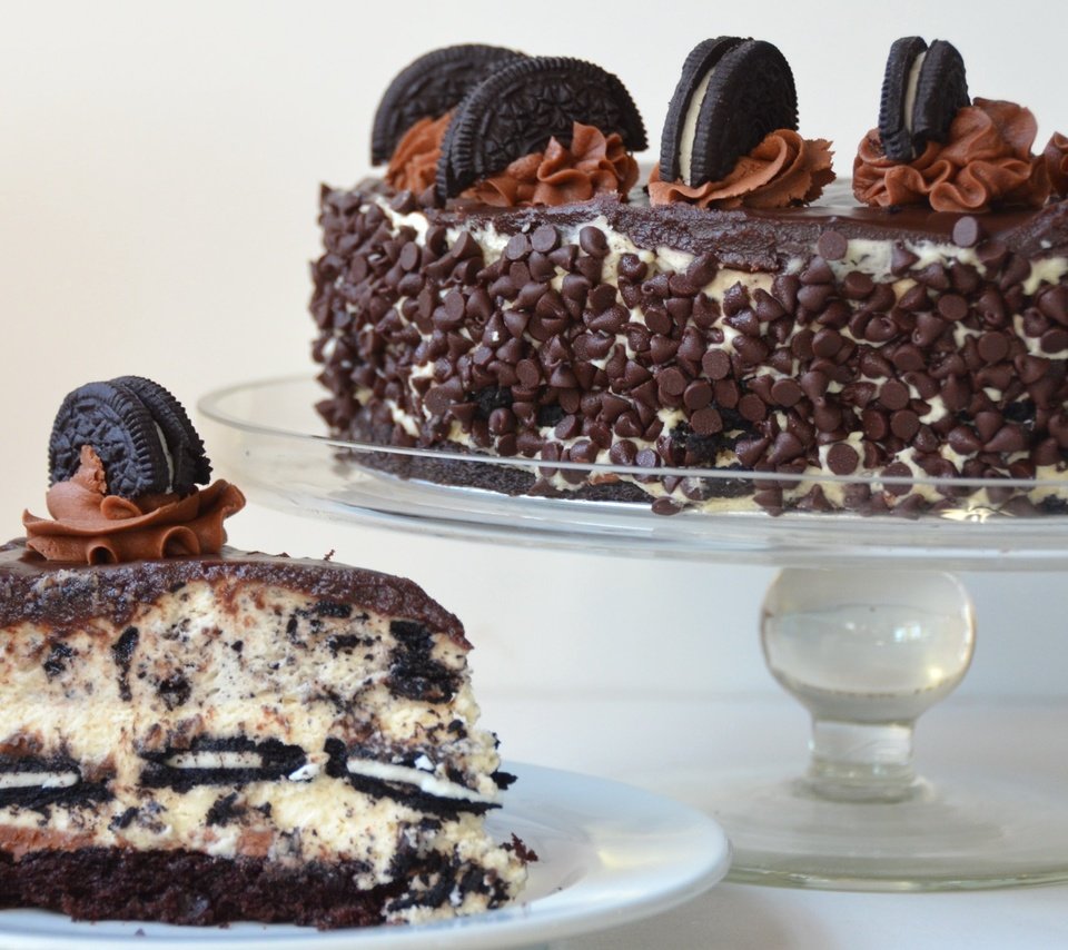Обои шоколад, сладкое, печенье, торт, десерт, печенье орео, chocolate, sweet, cookies, cake, dessert разрешение 2800x1848 Загрузить