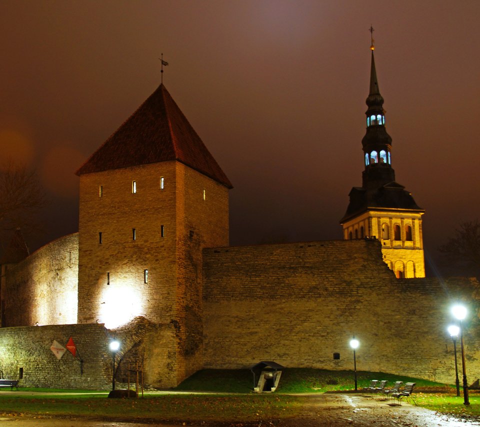 Обои крепость, эстония, таллин, fortress, estonia, tallinn разрешение 3450x2300 Загрузить