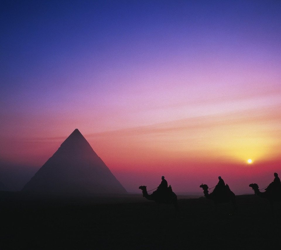 Закат в Египте