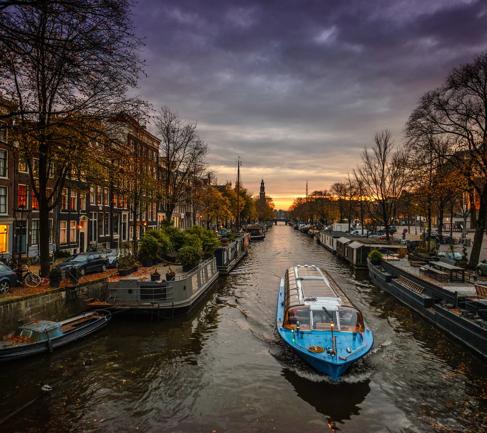 Обои вечер, город, лодки, канал, нидерланды, амстердам, the evening, the city, boats, channel, netherlands, amsterdam разрешение 2048x1367 Загрузить