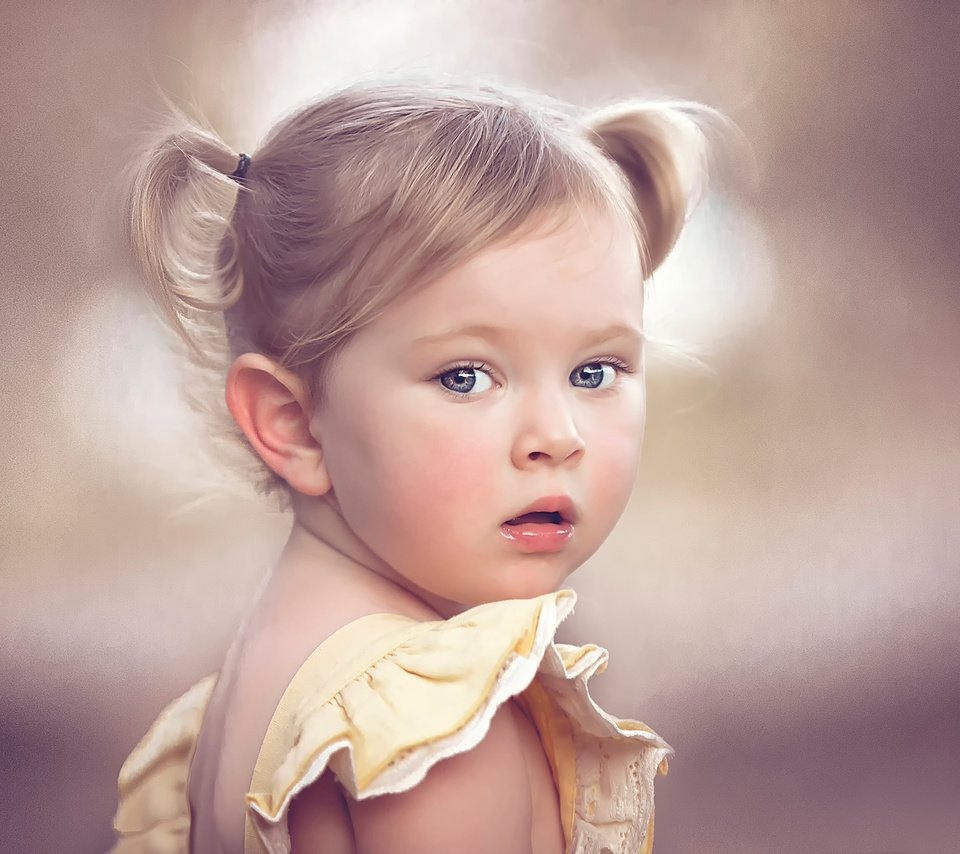 Обои портрет, tonya freeland, дети, девочка, ребенок, голубые глаза, удивление, боке, косички, portrait, children, girl, child, blue eyes, surprise, bokeh, braids разрешение 2048x1588 Загрузить