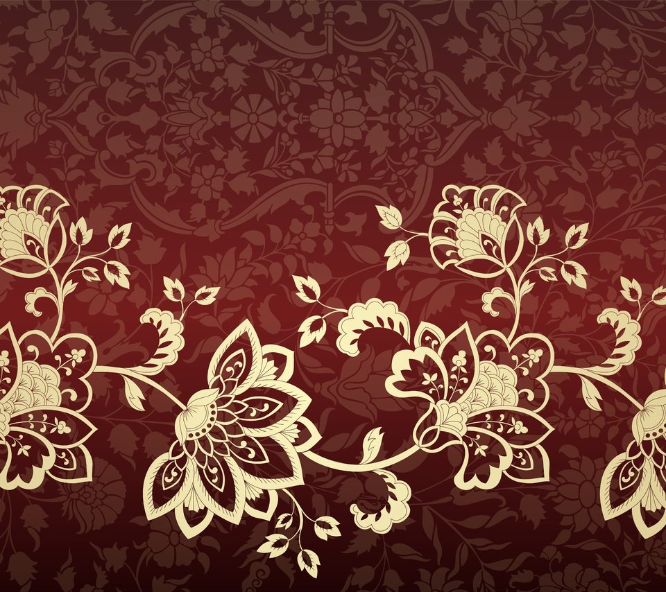 Обои цветы, текстура, узор, орнамент, flowers, texture, pattern, ornament разрешение 8399x5999 Загрузить