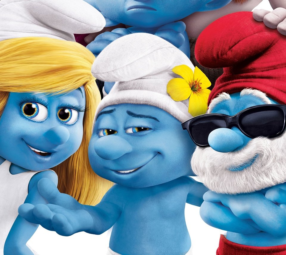 Обои семья, гномы, персонажи, смурфики, смурфики 2, smurfs 2, family, dwarves, characters, the smurfs, the smurfs 2 разрешение 3500x2500 Загрузить