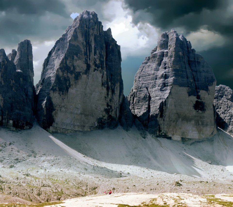 Обои небо, горы, скалы, природа, италия, veneto, misurina, the sky, mountains, rocks, nature, italy разрешение 2115x1343 Загрузить