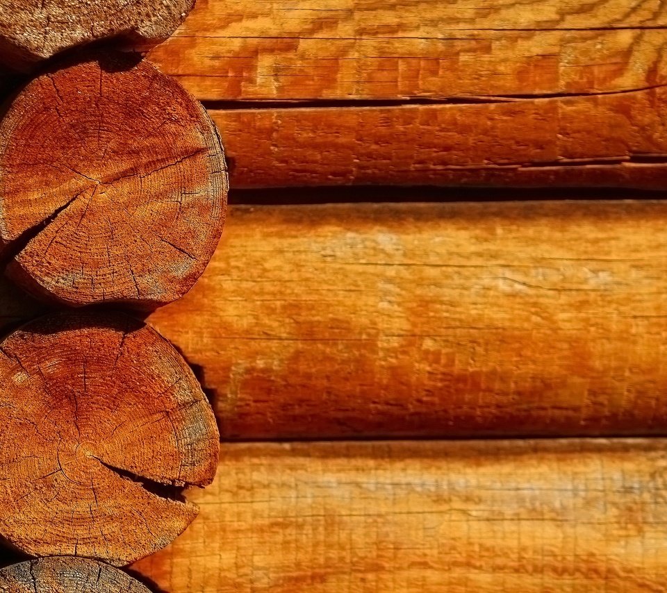 Обои дерево, стена, круги, трещины, сруб, древесина, бревна, tree, wall, circles, cracked, frame, wood, logs разрешение 1920x1280 Загрузить