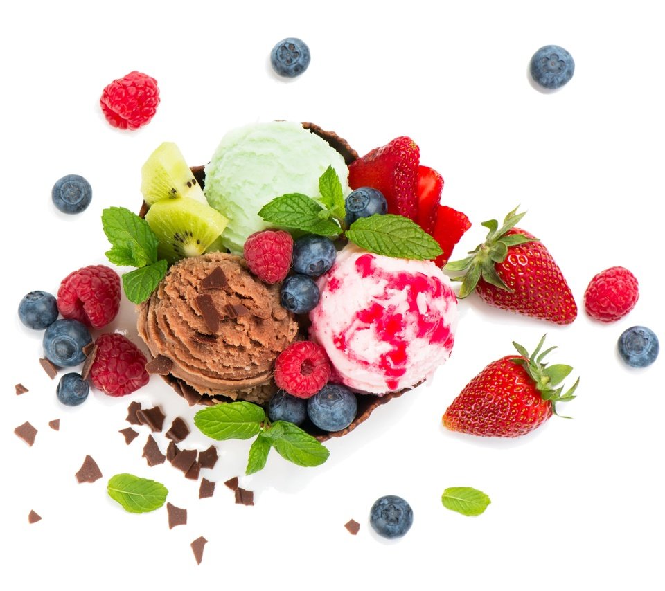 Обои сладкое, мята, десерт, малина, мороженое, клубника, ягоды, белый фон, черника, шоколад, sweet, mint, dessert, raspberry, ice cream, strawberry, berries, white background, blueberries, chocolate разрешение 4500x3387 Загрузить