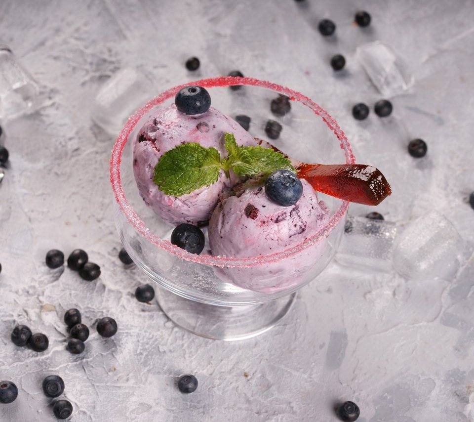 Обои мята, ягода, мороженое, черника, шоколад, десерт, mint, berry, ice cream, blueberries, chocolate, dessert разрешение 2048x1342 Загрузить