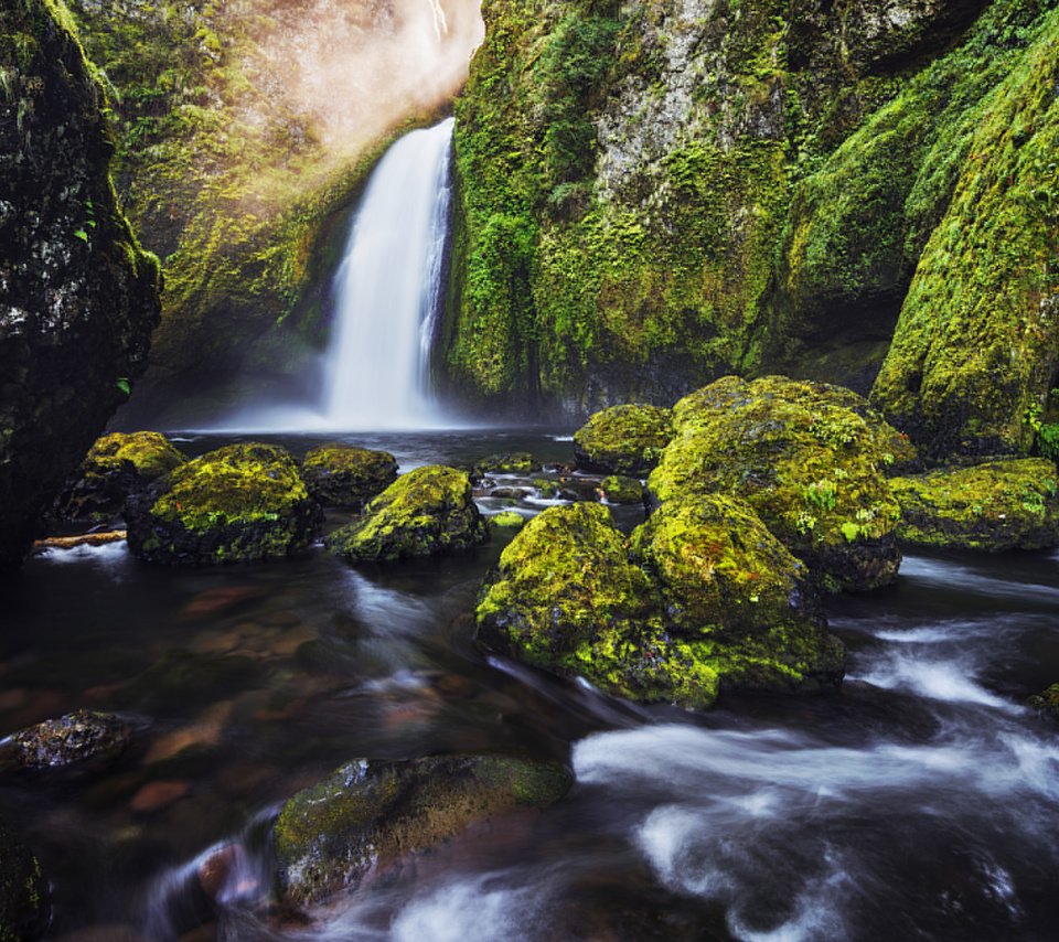 Обои река, природа, водопад, sven mueller, river, nature, waterfall разрешение 2880x1800 Загрузить