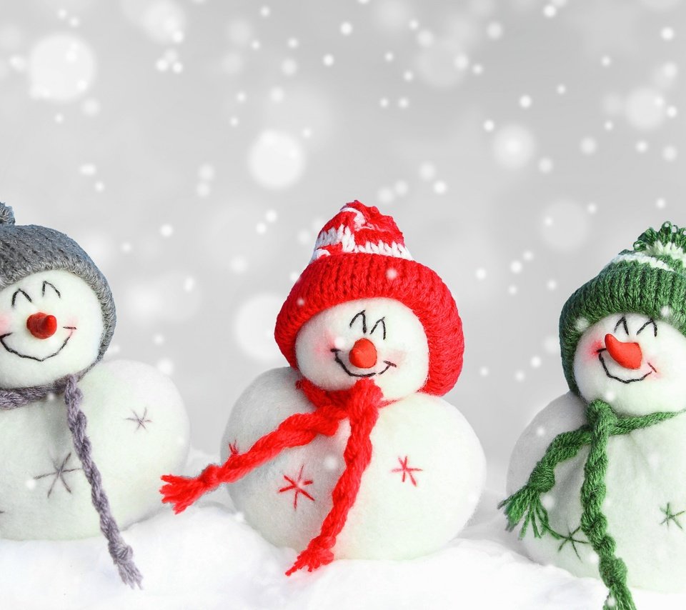 Обои зима, фигурки, снеговики, winter, figures, snowmen разрешение 2880x1800 Загрузить