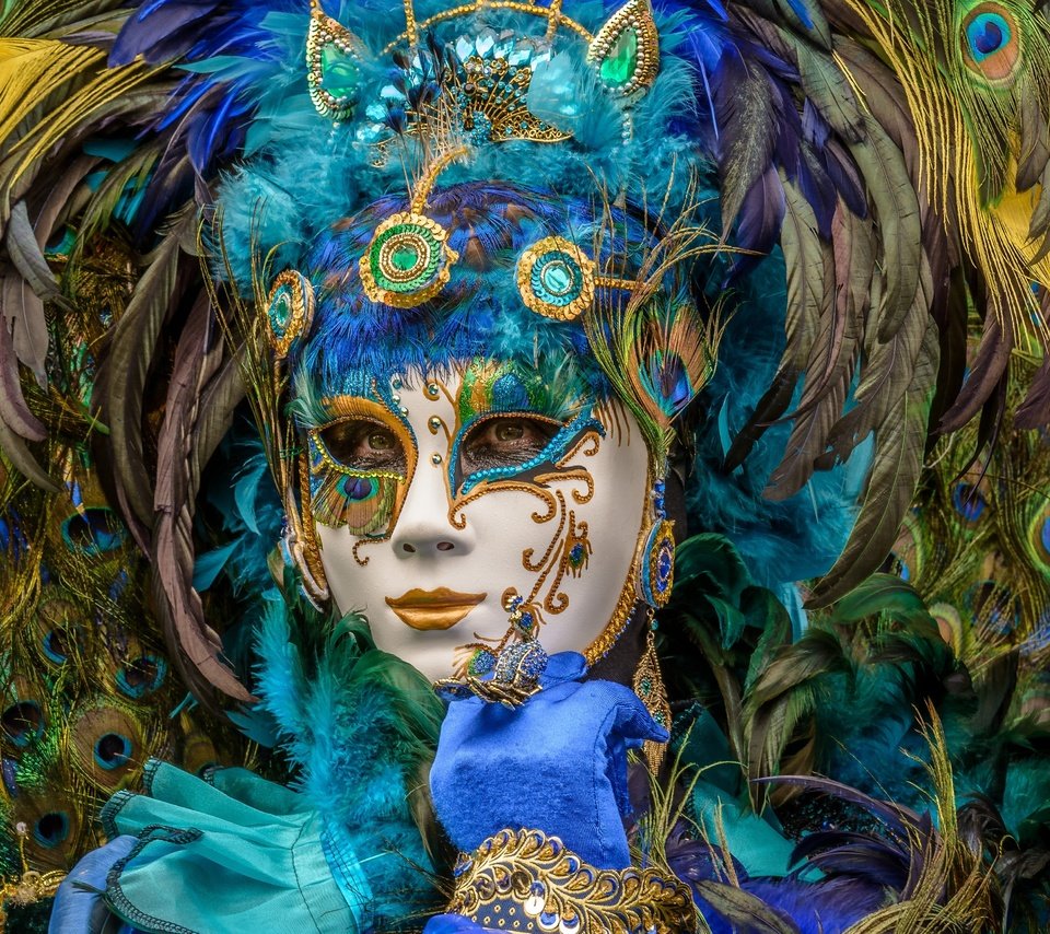 Обои стиль, маска, павлин, перья, карнавал, маскарад, style, mask, peacock, feathers, carnival, masquerade разрешение 4647x3098 Загрузить