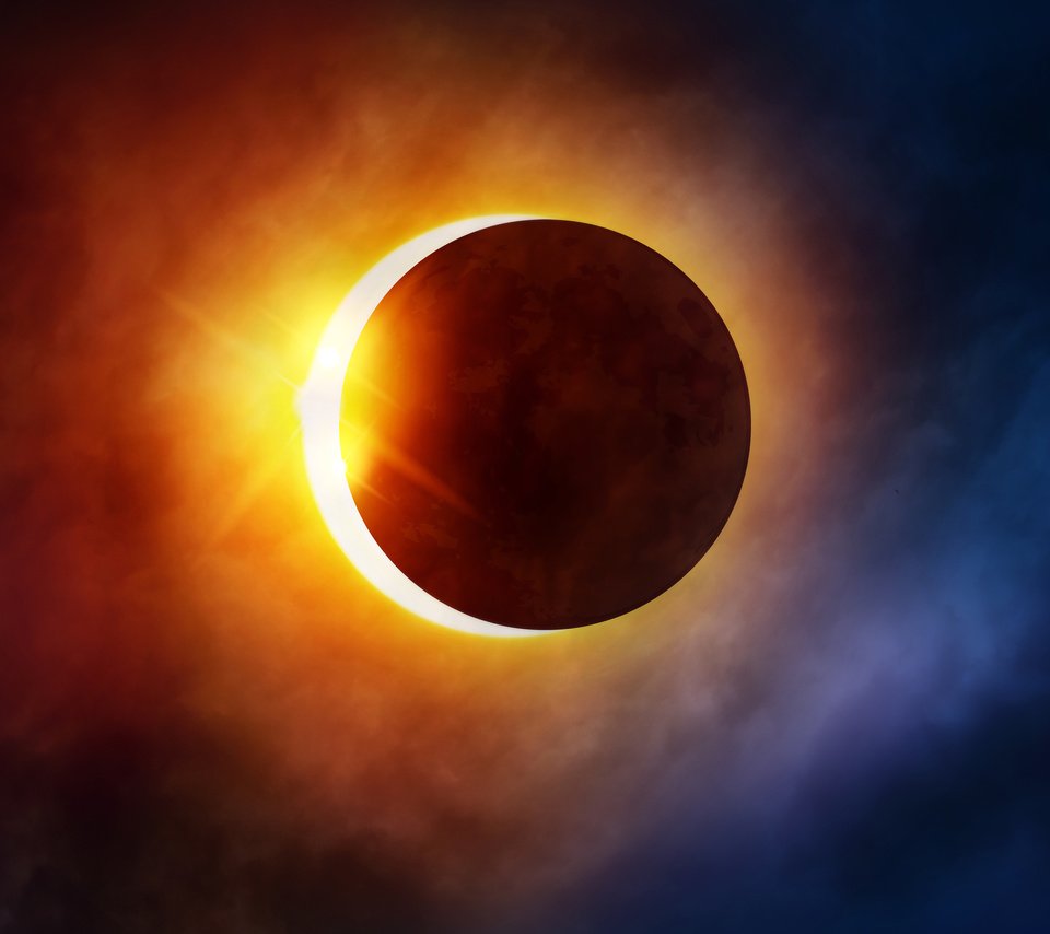 Обои солнце, космос, звезда, затмение, the sun, space, star, eclipse разрешение 3840x2400 Загрузить